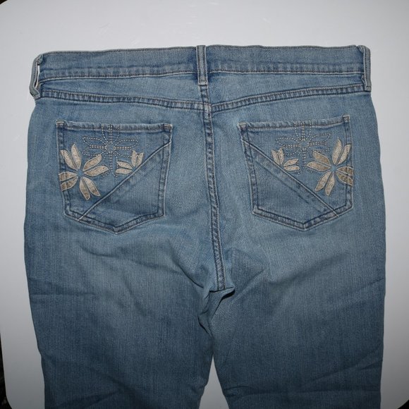 Old Navy the Sweetheart Flower Floral Jeans w34x30 - Picture 5 of 8